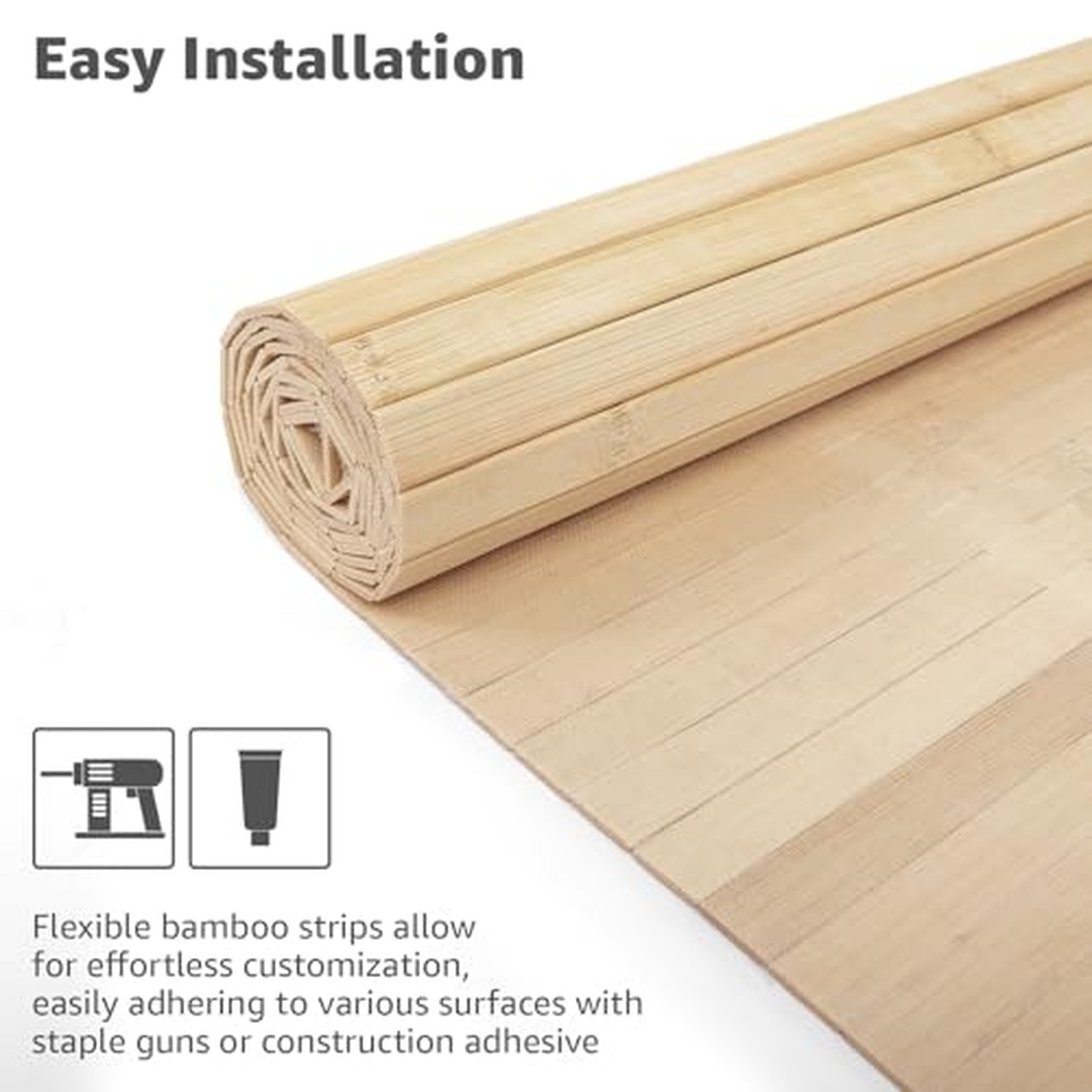 Art3d Natural Bamboo Wall Panel, Carbonized, 12 x 96 Inch — image 5
