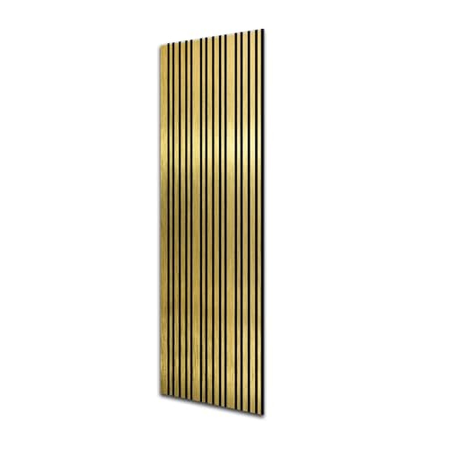 Be-Creative Acoustic Slat Wall Panel - Gold, 2400x600mm — image 2