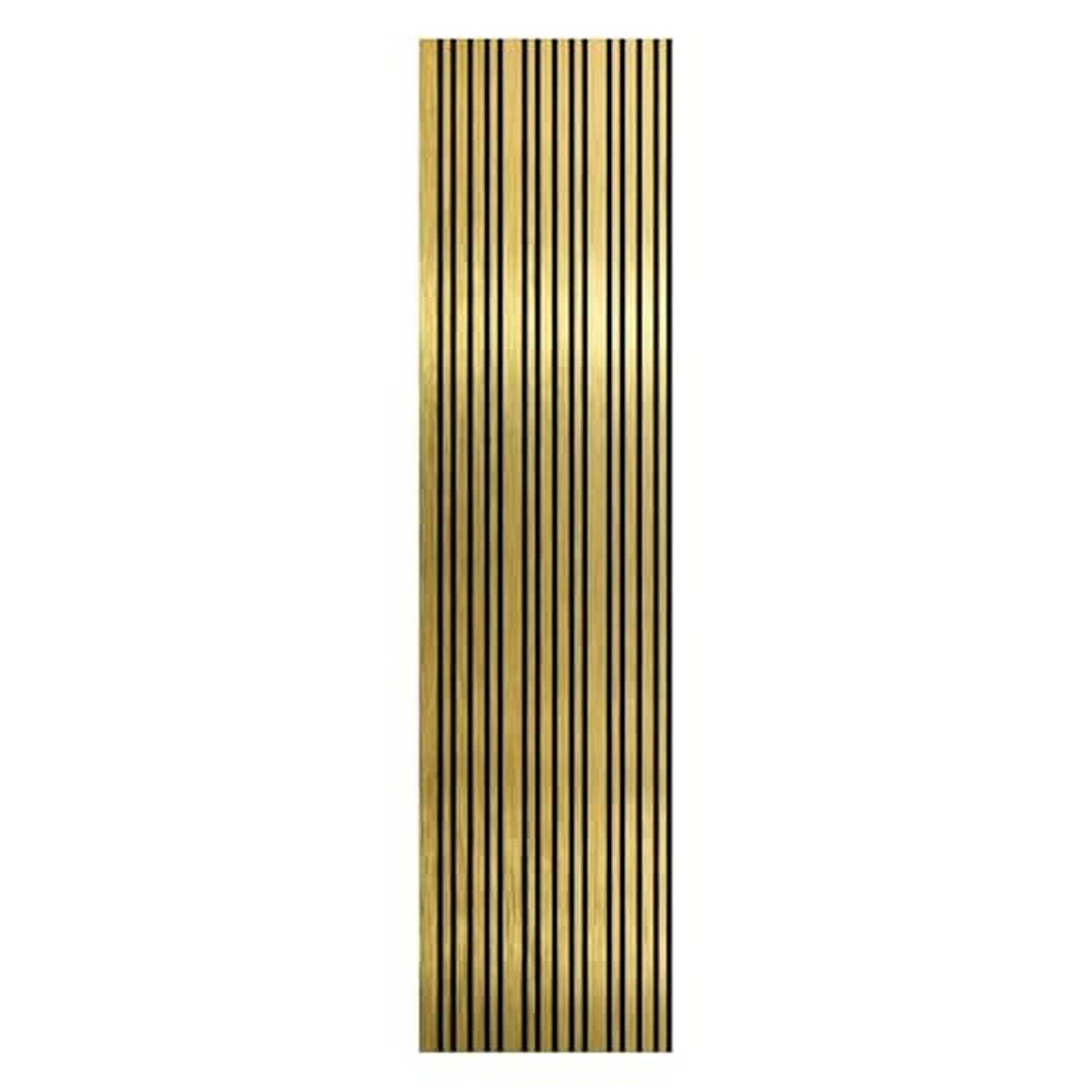 Be-Creative Acoustic Slat Wall Panel - Gold, 2400x600mm