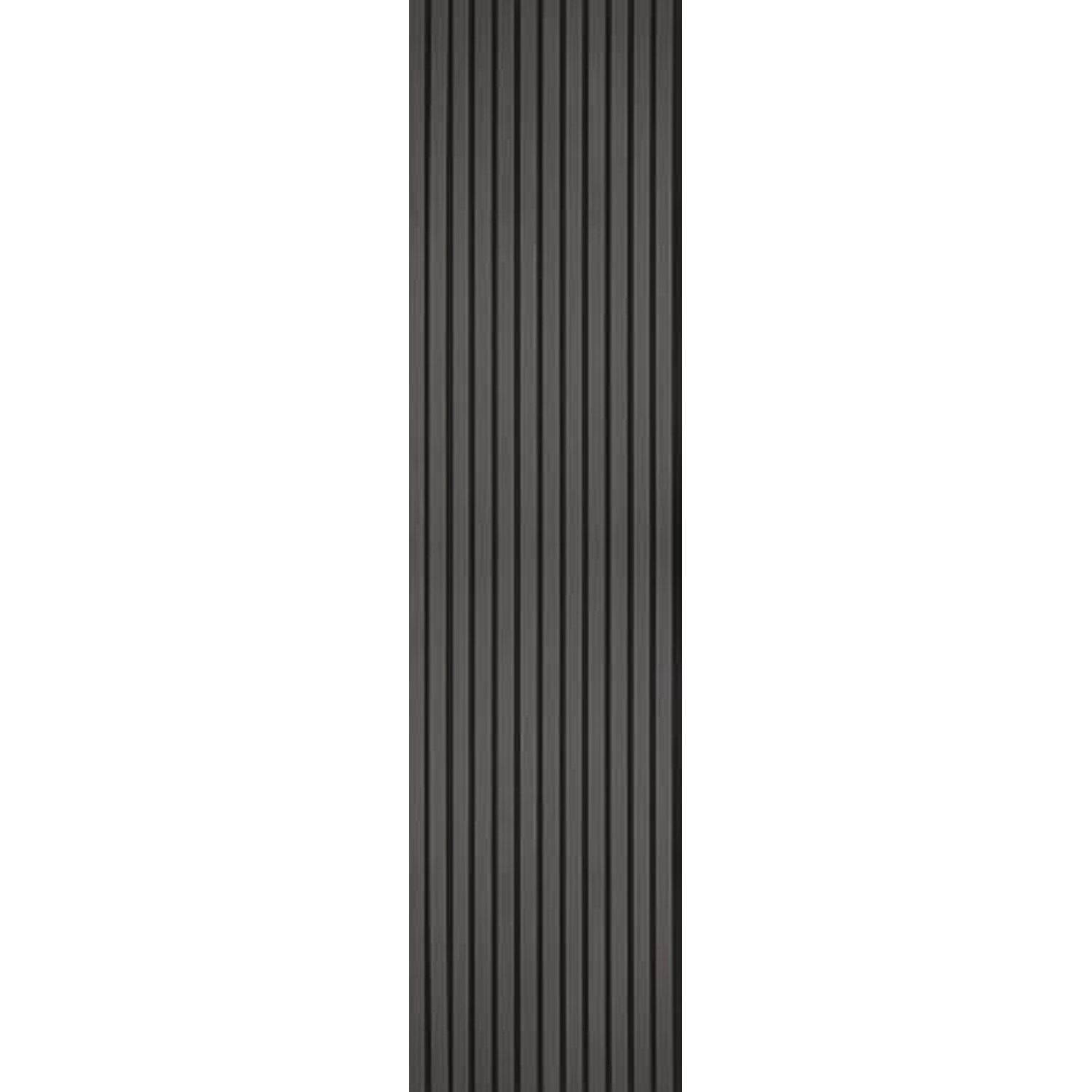 Fuse Acoustic Wooden Wall Panel - Charcoal Oak, 240x60cm