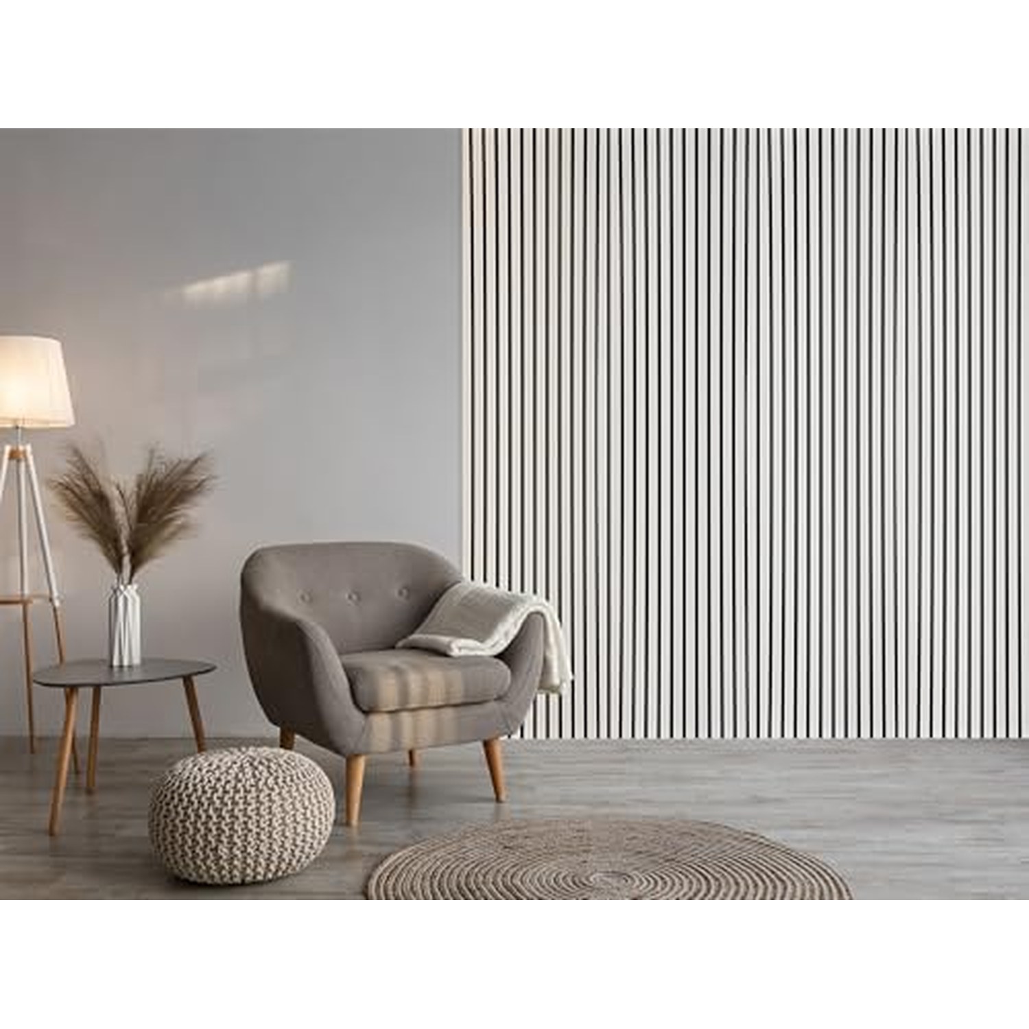 Fuse Acoustic Wooden Wall Panel - White Oak, 240x60cm — image 2